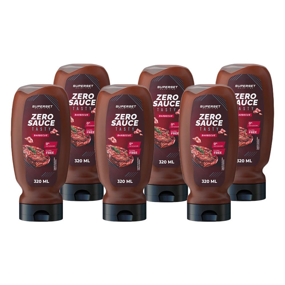 Superset Nutrition | Tasty Zero Sauce (6x320ml) | Sauces zéro | Sauces zéro calorie ultra gourmandes, Barbecue