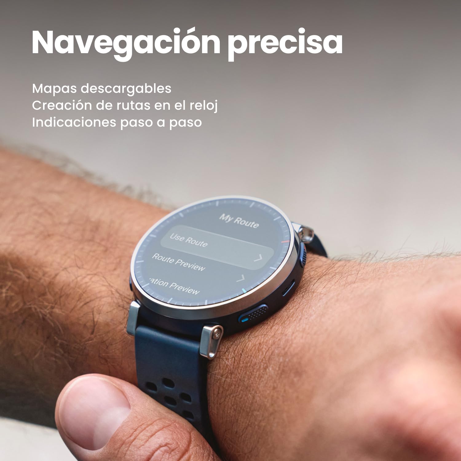 Amazfit Active 3 Premium Reloj Inteligente GPS Running, Pantalla AMOLED 1,32" Zafiro, Batería de 12 Días, 4GB, NFC, Mapas Offline, 170+ Modos de Entrenamiento, 5 ATM, Smartwatch para Android iPhone — view 5