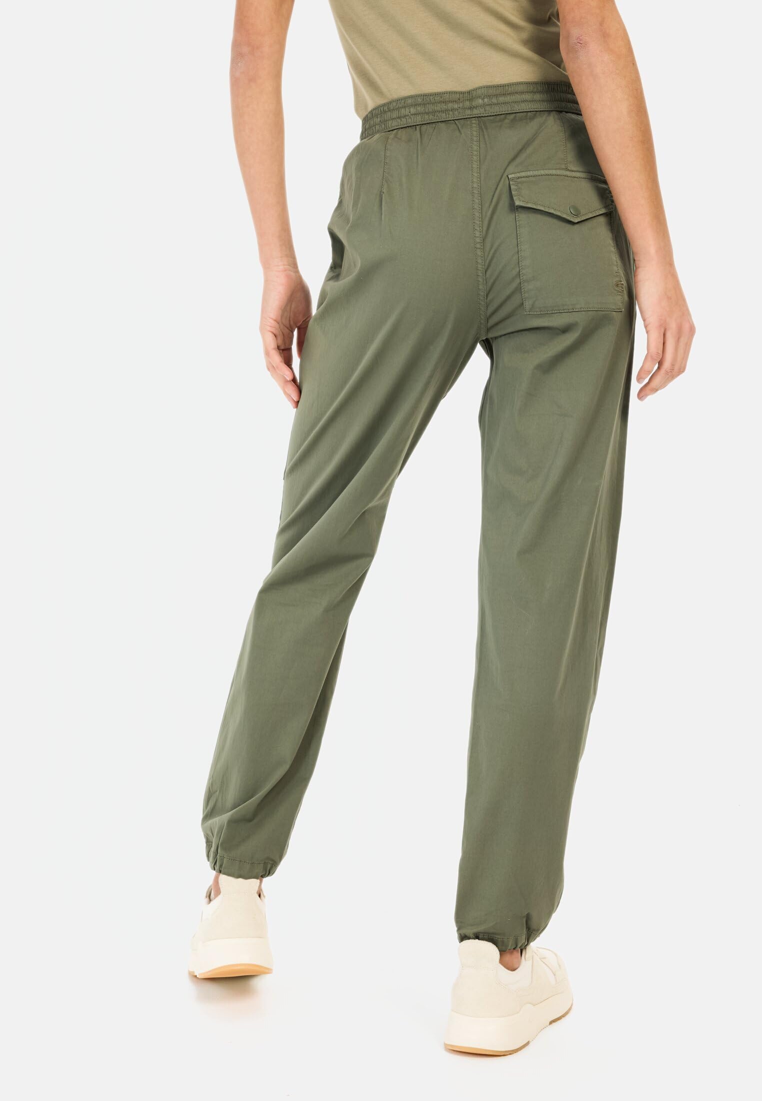 camel active Damskie spodnie casual z mieszanki bawełny
