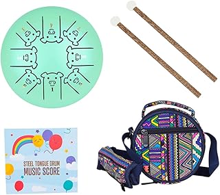 FAVOMOTO Tambor Wangyou Tambor De Meditação Instrumento Musical Instrumentos Exclusivos Tambores De Aço Instrumentos Para Crianças Tambor De Panela De Aço Tambor De Mão Pequenos