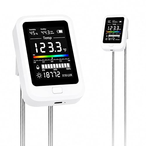 Soil Moisture Meter, 6-in-1 Soil pH Tester Test Kit for