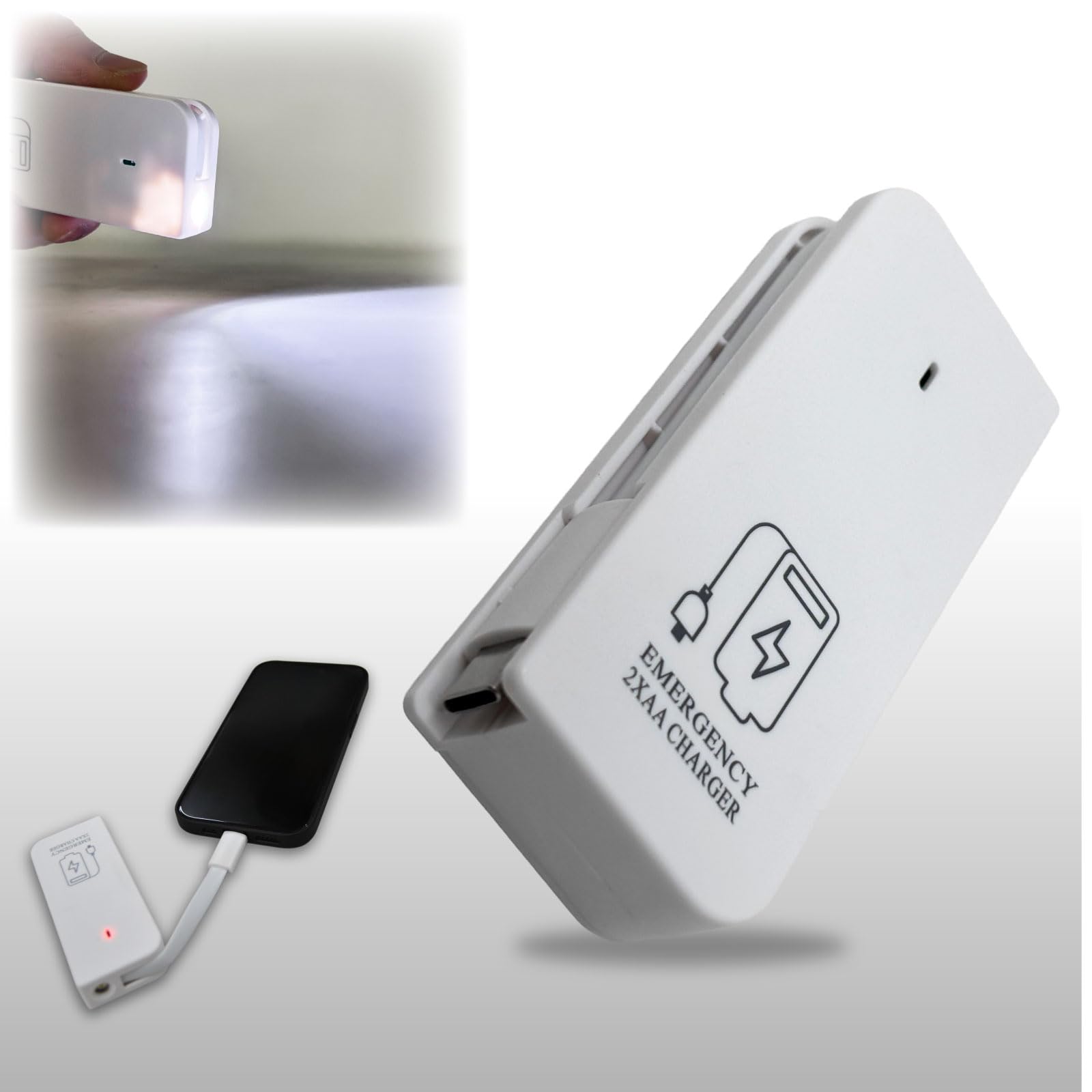 Omoidori 乾電池つき　みつ Amazon | 乾電池式 モバイルバッテリー 単三電池 2本で使える