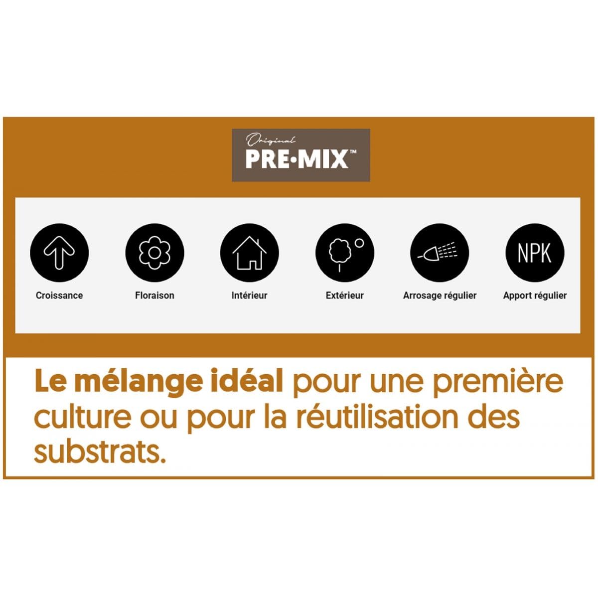 BIOBIZZ Engrais sec PRE.MIX 5 litres - FERTILISATEUR FERTILIZER-PRE-MIX