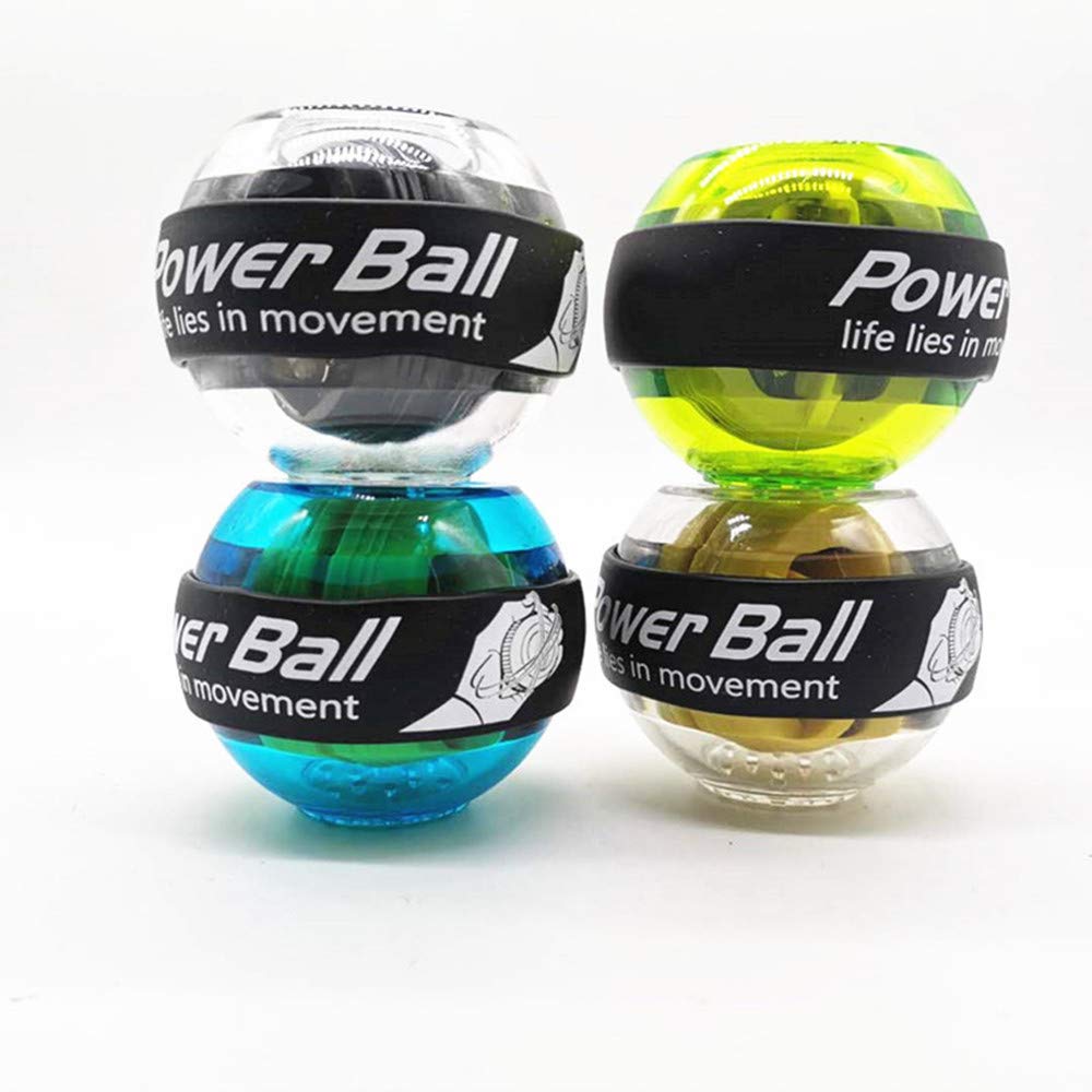 Gyro Ball Power - Exerciceur De Poignet Et Avant-bras, LED, Démarrage Automatique, Renforcement Musculaire
