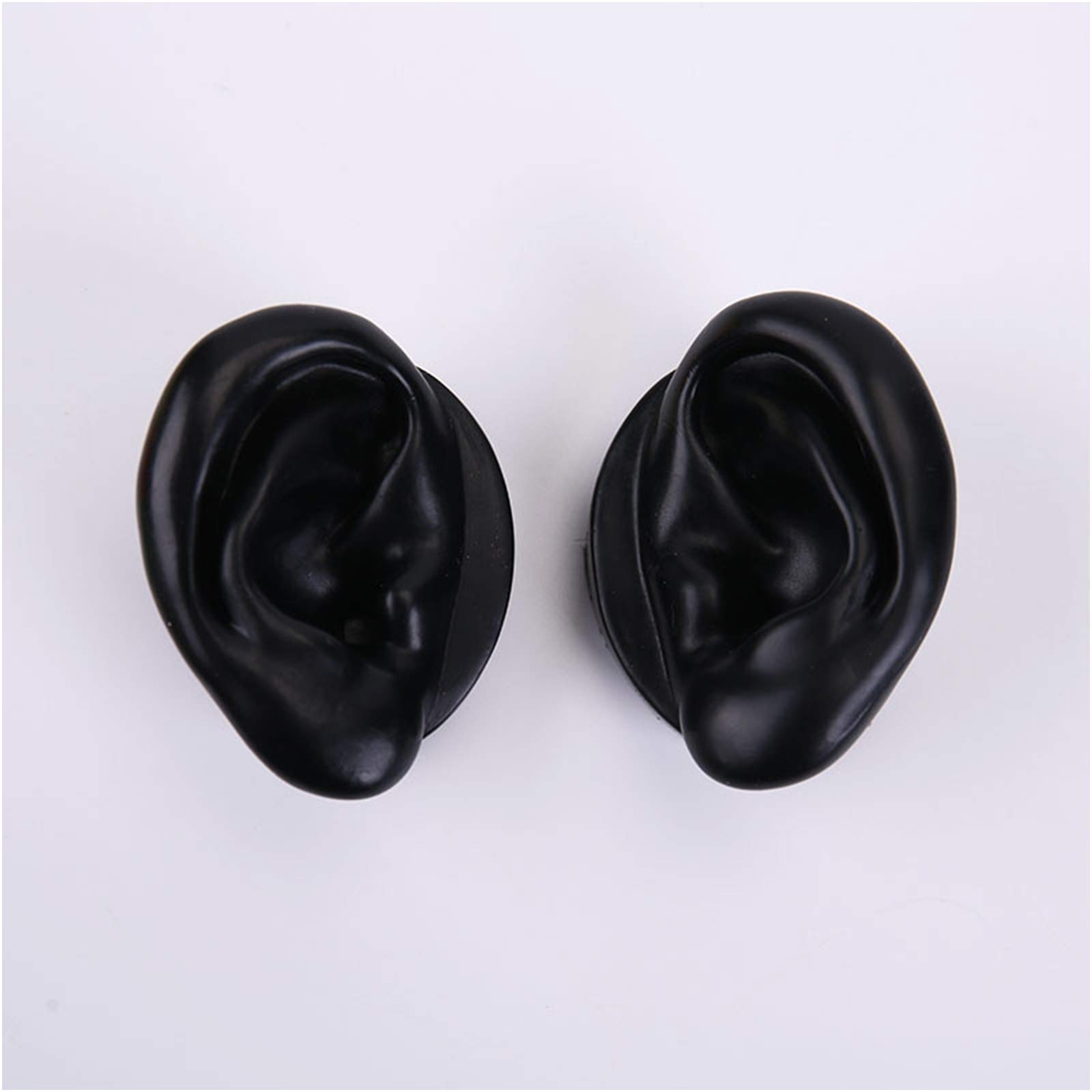 Sjdopulse A Simulation Silicone Ear Model - 1 Pair Ear Model - Soft Silicone Ear Model For Teaching - For Ear Picking Practice,Studs Earring Display Props (A)