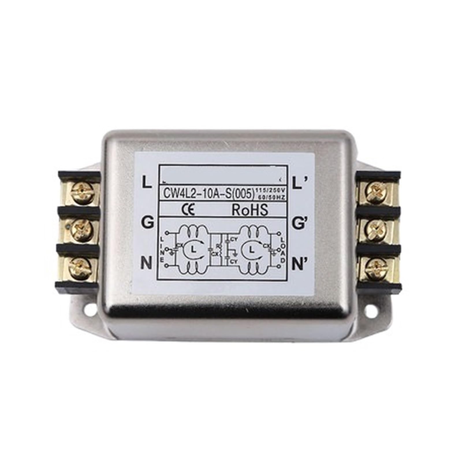 Filtre de puissance monophasé CW4L2-10A-S, performance stable 220V - 2