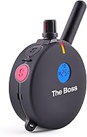 Vista 4 de Educator ET-800 The Boss E Collar para entrenamiento de perros con control remoto, rango de 1 milla, impermeable, 100 niveles de estimulación