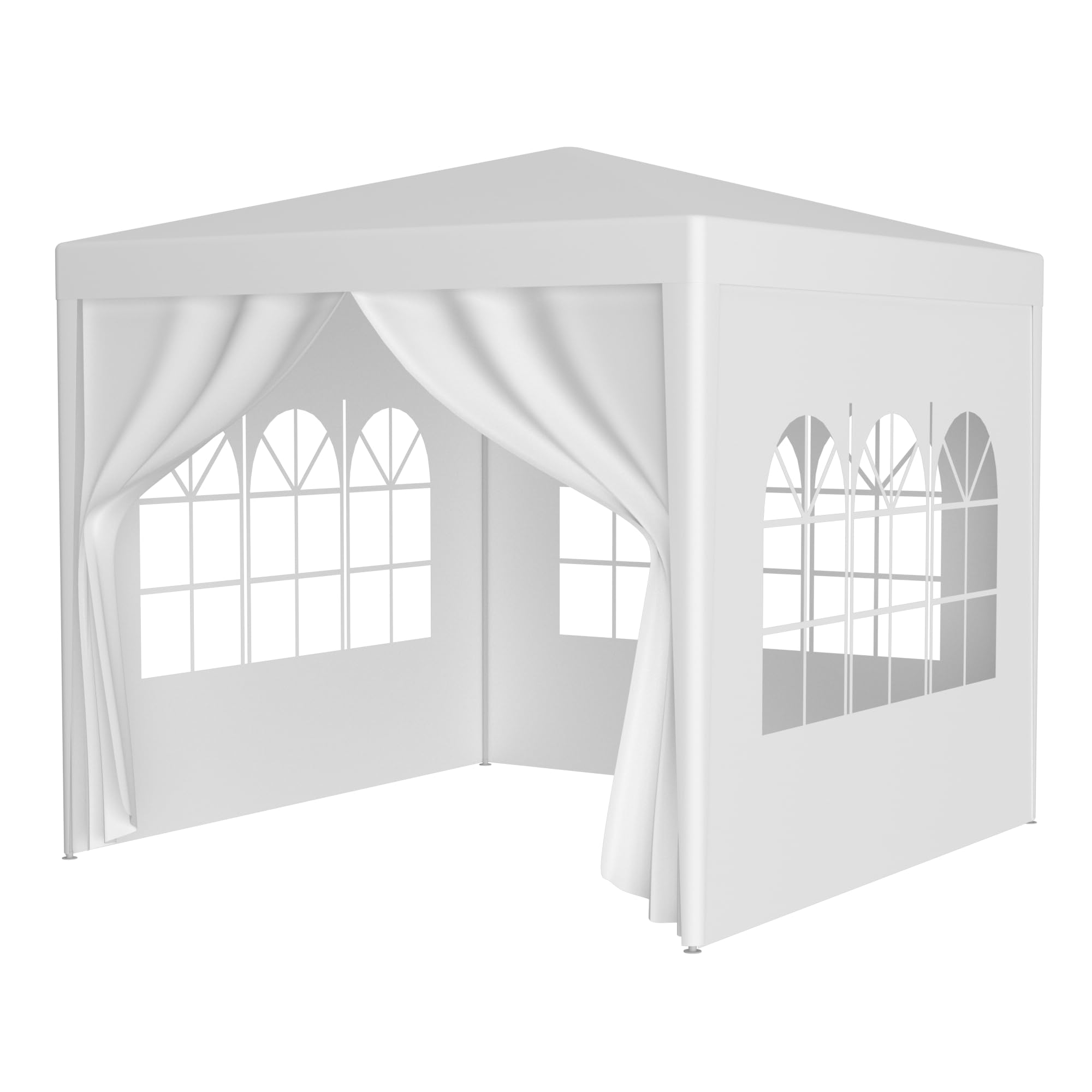 Sturdy Outdoor Party Tent with Detachable Sidewalls for Weddings, Backyard Gatherings, BBQs, and Seasonal Events