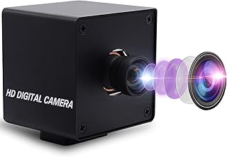 Svpro 4K Autofocus USB Camera 30pfs UHD Streaming Camera with LED Light,100 Degree Wide Angle Computer Camera IMX415 Sensor,No Distortion Plug Play Webcam