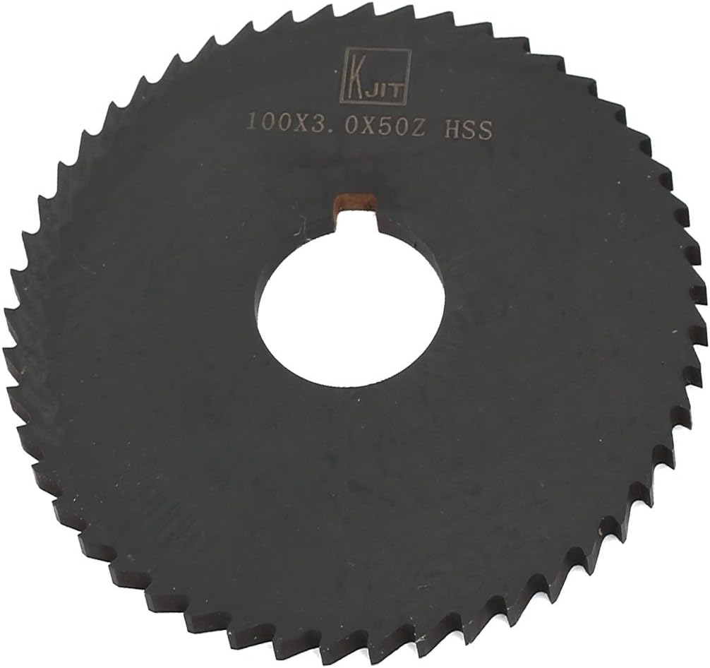 Aexit 100mm x Blades 3mm 50 Teeth HSS Round Slitting Saw Milling