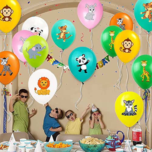 Palloncini con animali della giungla, 30 PCS