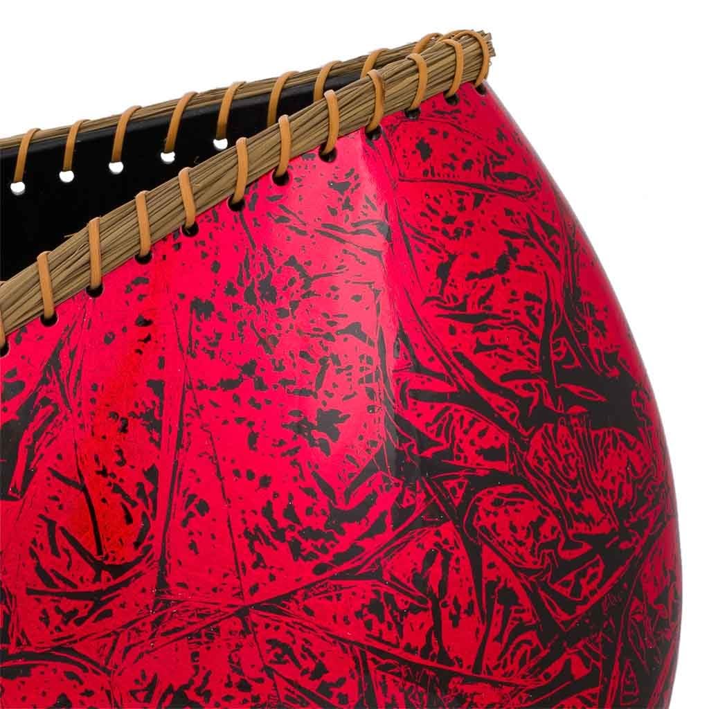 WANDERLUST DECO Jarrón de cerámica Rojo 35x14,5x36