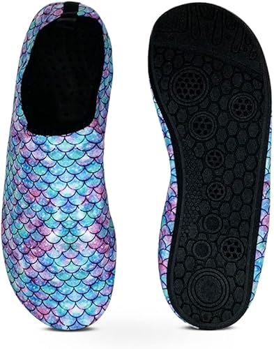 NORTY Zapatos descalzos para mujer, calcetines acuáticos para playa, natación, surf, yoga, ejercicio, secado rápido