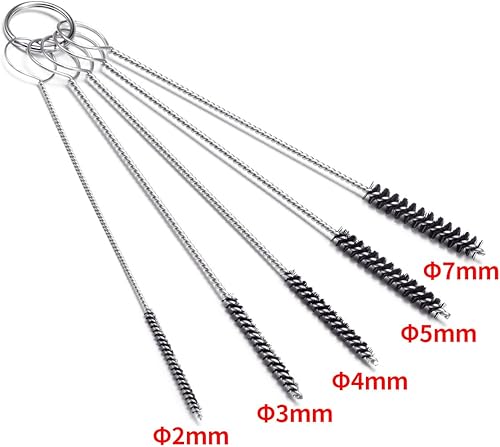 Miniatura 2 de Kit de cepillos de limpieza de carburador de carbohidratos, cepillo de alambre pequeño - 20 agujas + 10 cepillos