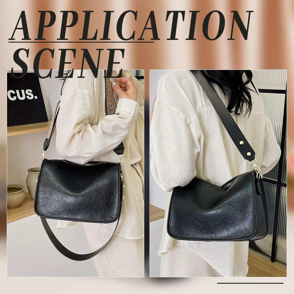 Kit DIY Sac à Bandoulière En Similicuir PU - Dimensions Finies 26x7x18 Cm | Tous Les éléments Pré-découpés, Troués | Cadeau Créatif Pour Femmes, Couture Facile