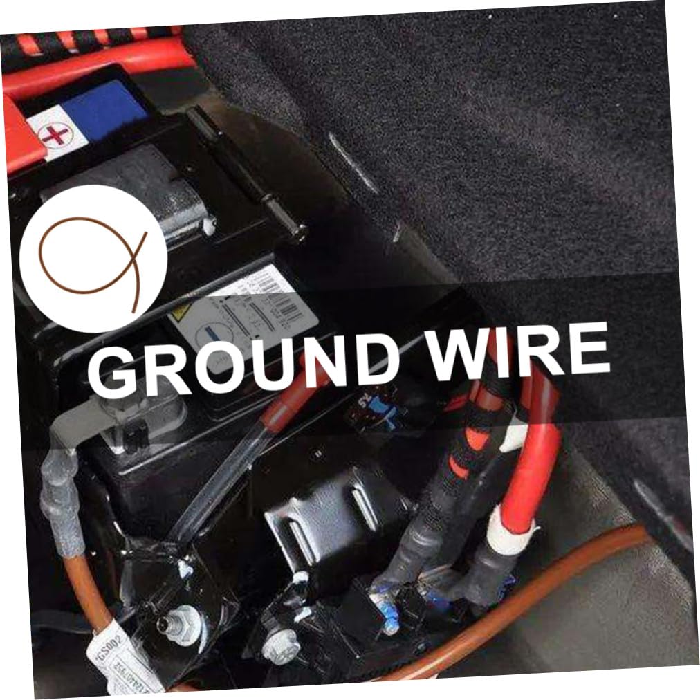 Leistungsverstärkerkabel mit Einfachem Einbau für Auto Zufällige Farbe 8ga aus Reinem Kupfer Komplettes Verstärkerkabel Satz für Audio und Subwoofer Installation