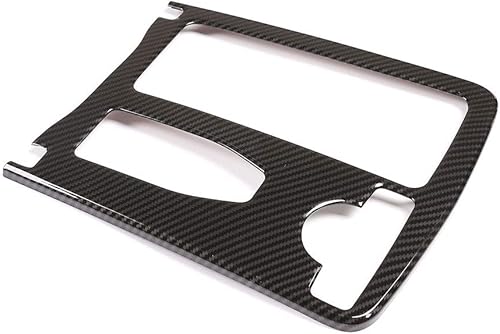 Miniatura 10 de CHEYA 1 portavasos, cubierta para consola central de automóvil ABS cromada para Mercedes Benz Clase C W204 2008-2014 conducción a la derecha (grano