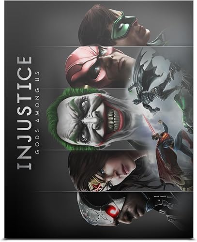 Miniatura 2 de Head Case Designs Officially Licensed Injustice Gods Among Us Poster Key Art Vinyl Sticker Gaming Skin Decal Cover Compatible with Xbox One X Console