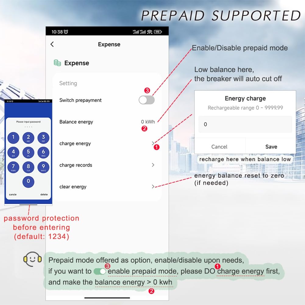 Medidor de EnergíA Inteligente Bidireccional con WiFi, 3 Fases, 4 Cables, 380 V, 100 A, KWh, ReconexióN AutomáTica, Protector SobretensióN y SobretensióN