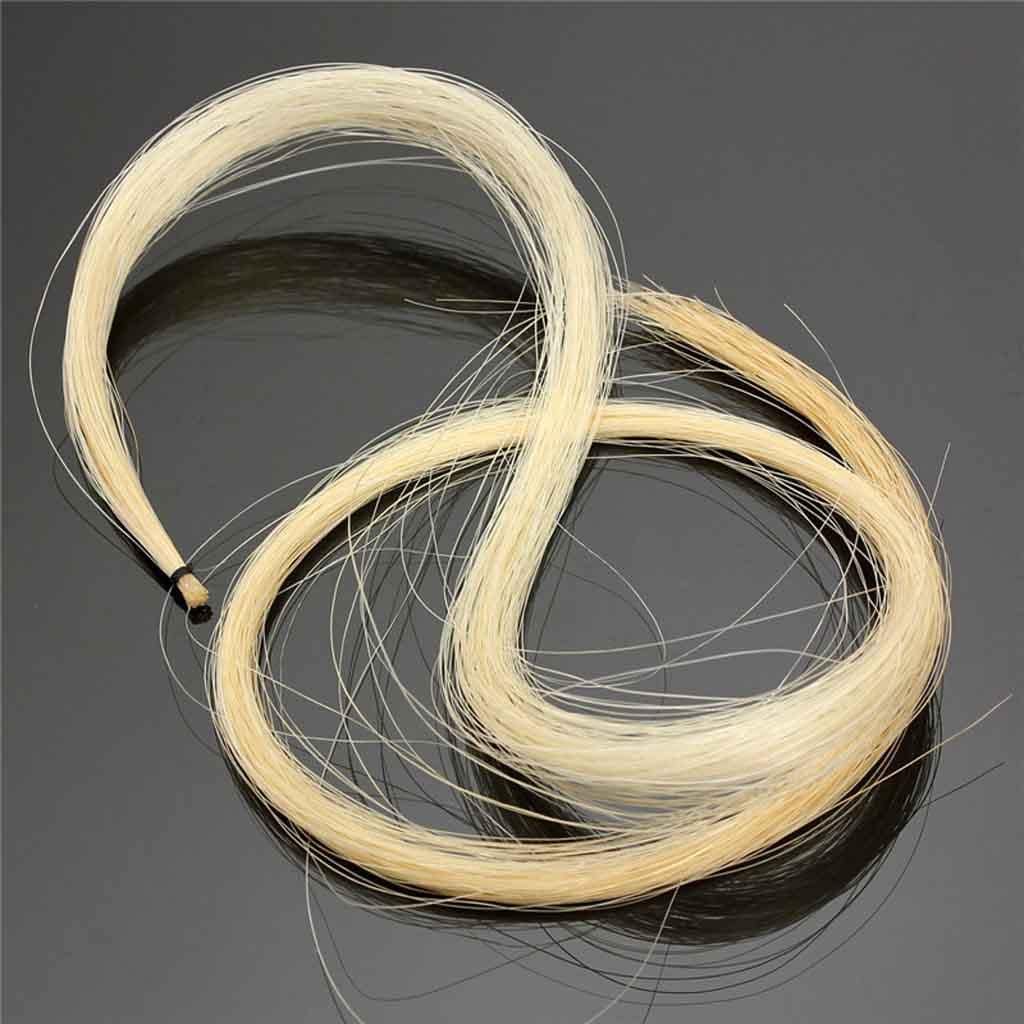 Violin Bow Hair Mongolian Horse Tail for Violin Viola Cello Bass Bow 2 Hank-image-46