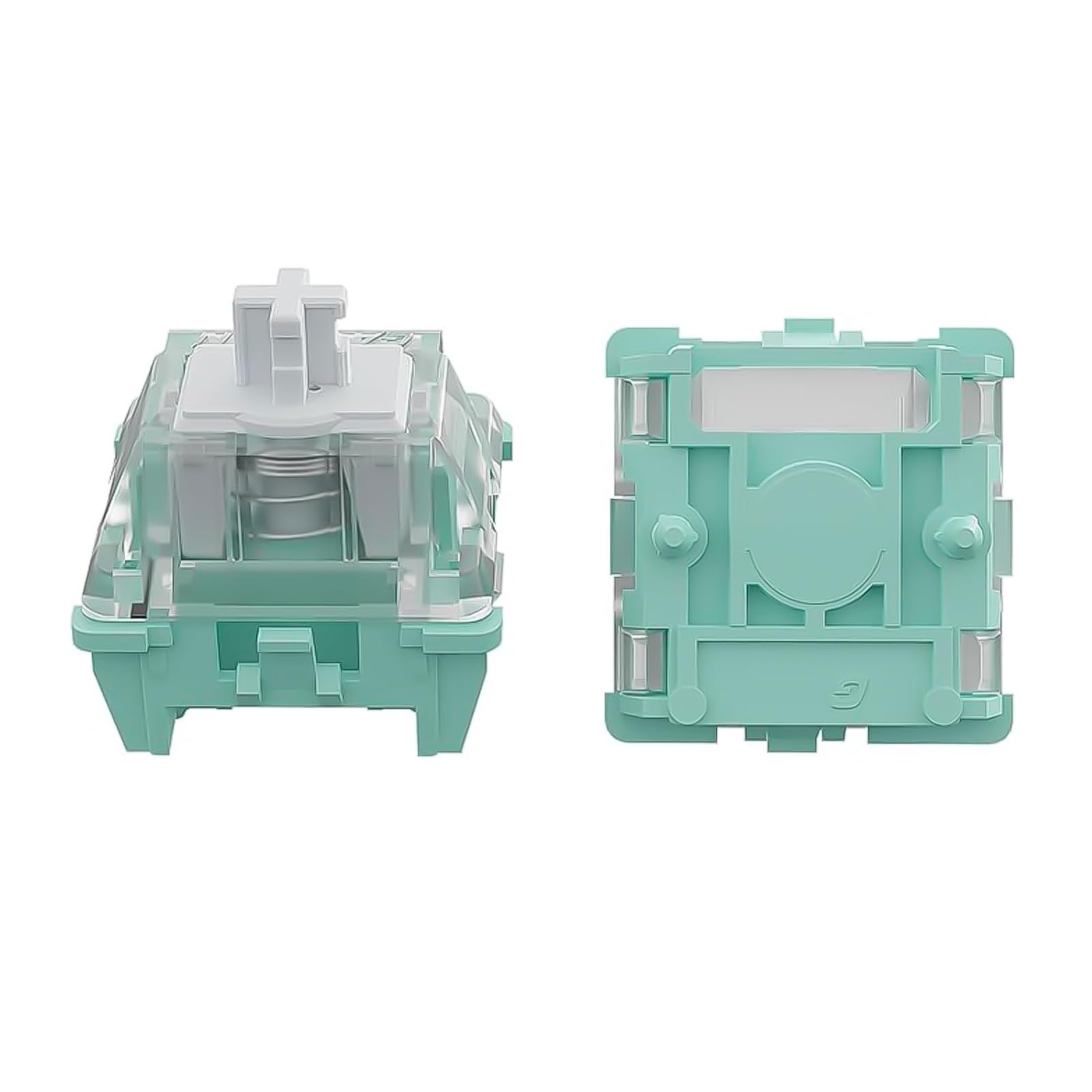 ZhouwangGATERON Magnetic Jade Keyboard Switches,Linear Factory Pre-lubricated Free-setting Pre-travel for Magnetic Mechanical Keyboards Switches(Magnetic Jade,72PCS)