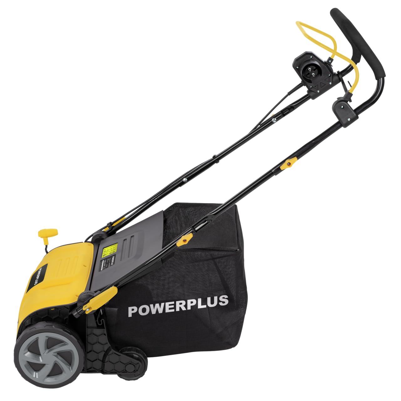 Powerplus Elektro-Rasenvertikutierer POWXG75160-1600 W und 360 mm Schnittbreite, 2-in-1-Lüfter und Elektro-Vertikutierer für Ihren Garten