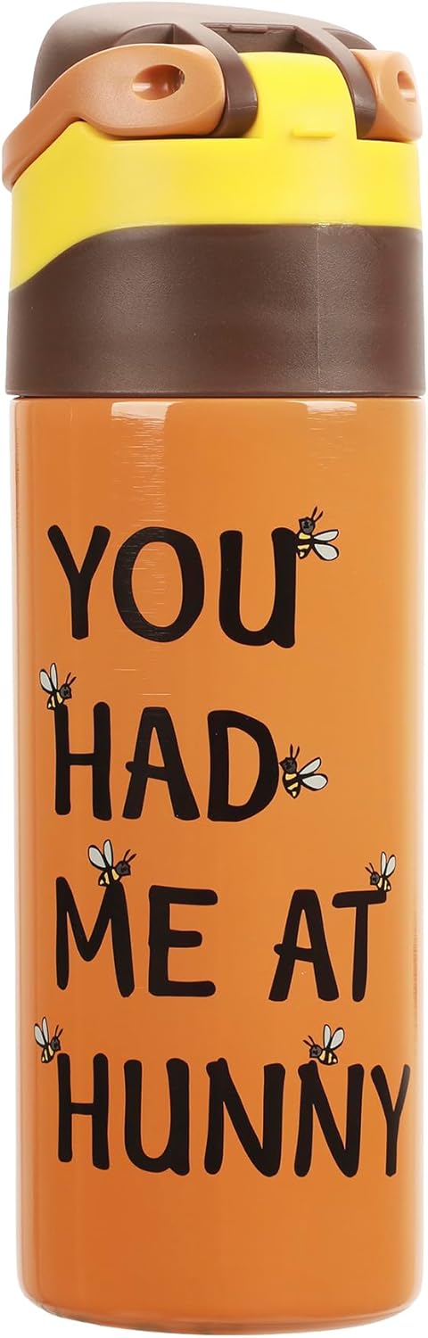 Winnie The Pooh You Had Me At Hunny Gold 24 Oz Stainless Steel Tumbler - Image 4