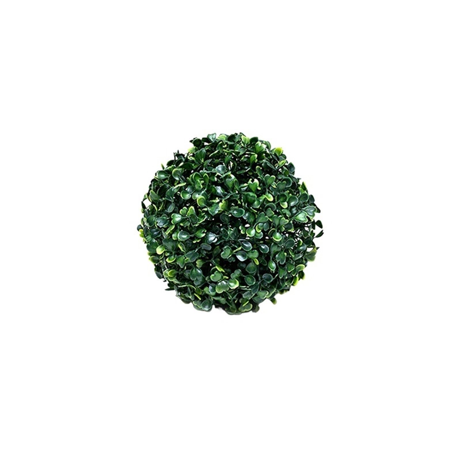 Zymjzbetic Artificial Topiary Balls Artificial Plant Grass Ball Realistic Appearance Decorative Courtyard Garden Home Decoration(18cm)