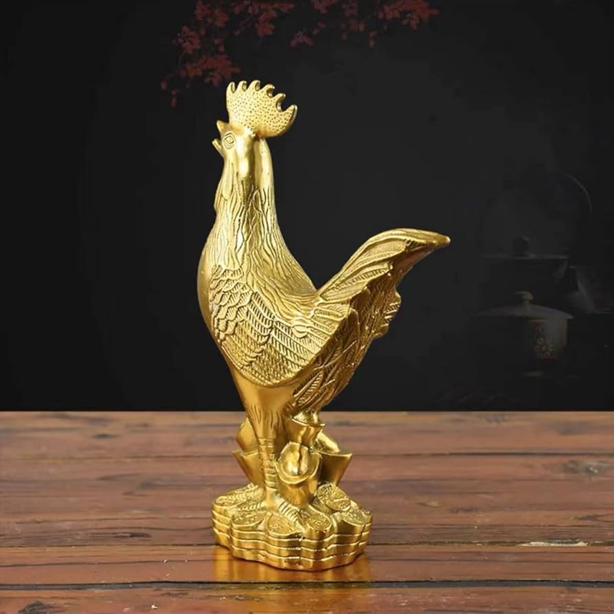 Amazon.co.jp: XMayGift お祝い鶏 金鶏 風水グッズ とり 酉 トリ 鶏