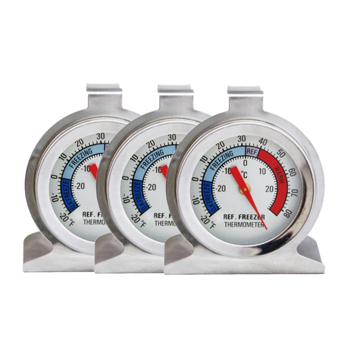 HANABASS Termometro Da Resistente Alla Temperatura In Acciaio Inossidabile Da 6 Pezzi Termometro Da Congelatore Applicato