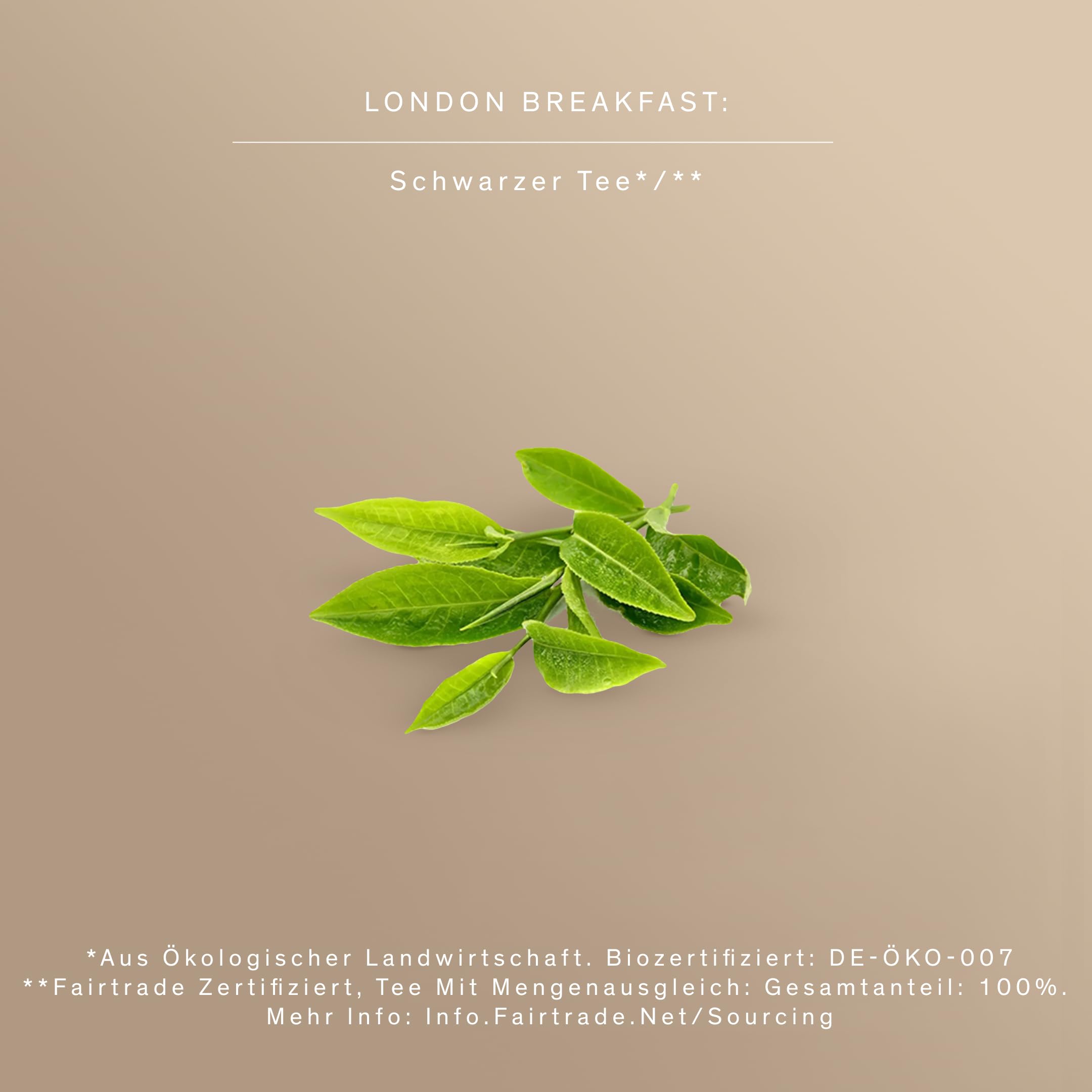 Avoury Tee-Kapseln – Premium Teesortiment für Avoury Teemaschine – Schwarzer Tee: LONDON BREAKFAST