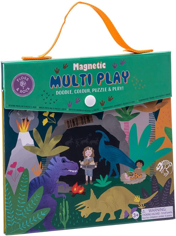 Magnetic Multi-Play Art Book for Kids - Doodle, Color, Puzzle & Play! - Eco-Friendly Creative Set for Ages 3+ - Educational & Travel-Friendly Toy for Imagination and Fun