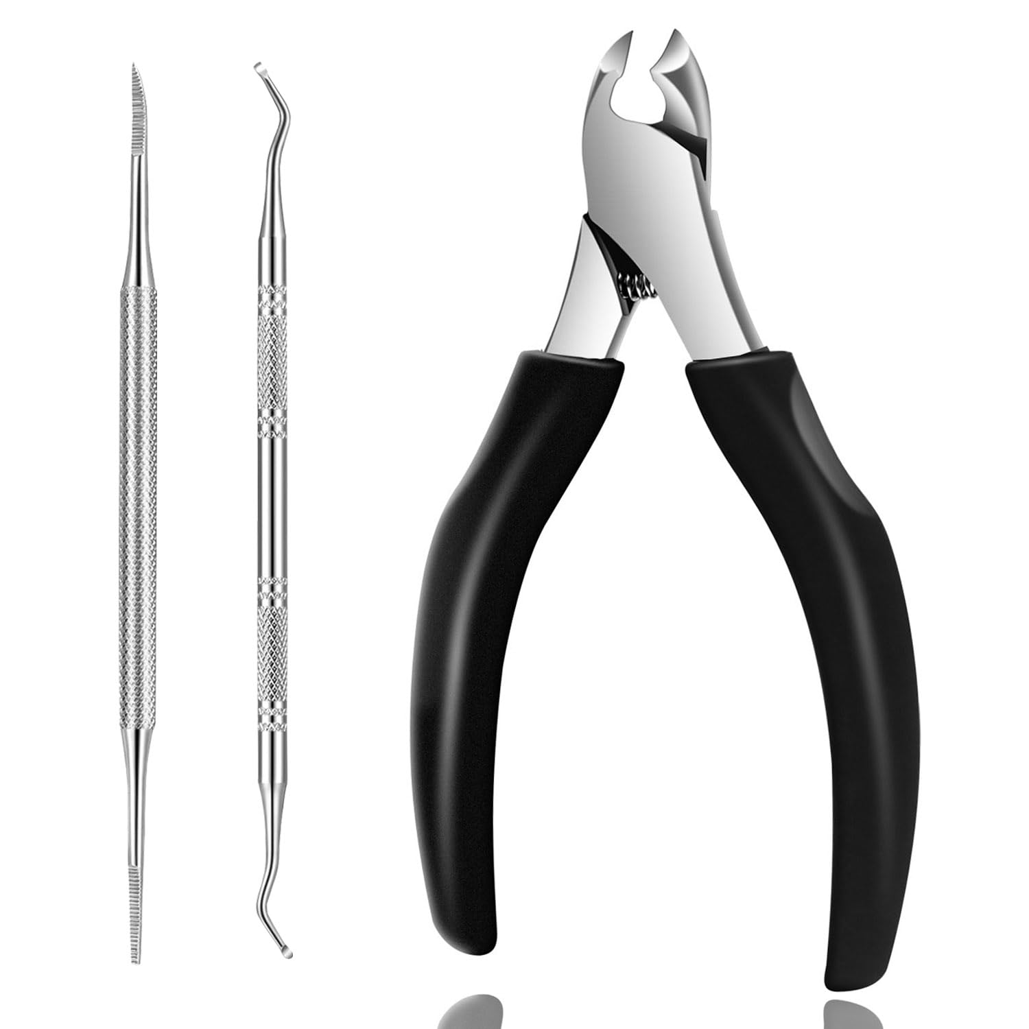 Podiatrist toenail Clippers for Seniors Thick toenails,Manicure and Pedicure Set with Toenail Files toenail Lifter,Heavy Duty Toenails Trimmer for Men and Women