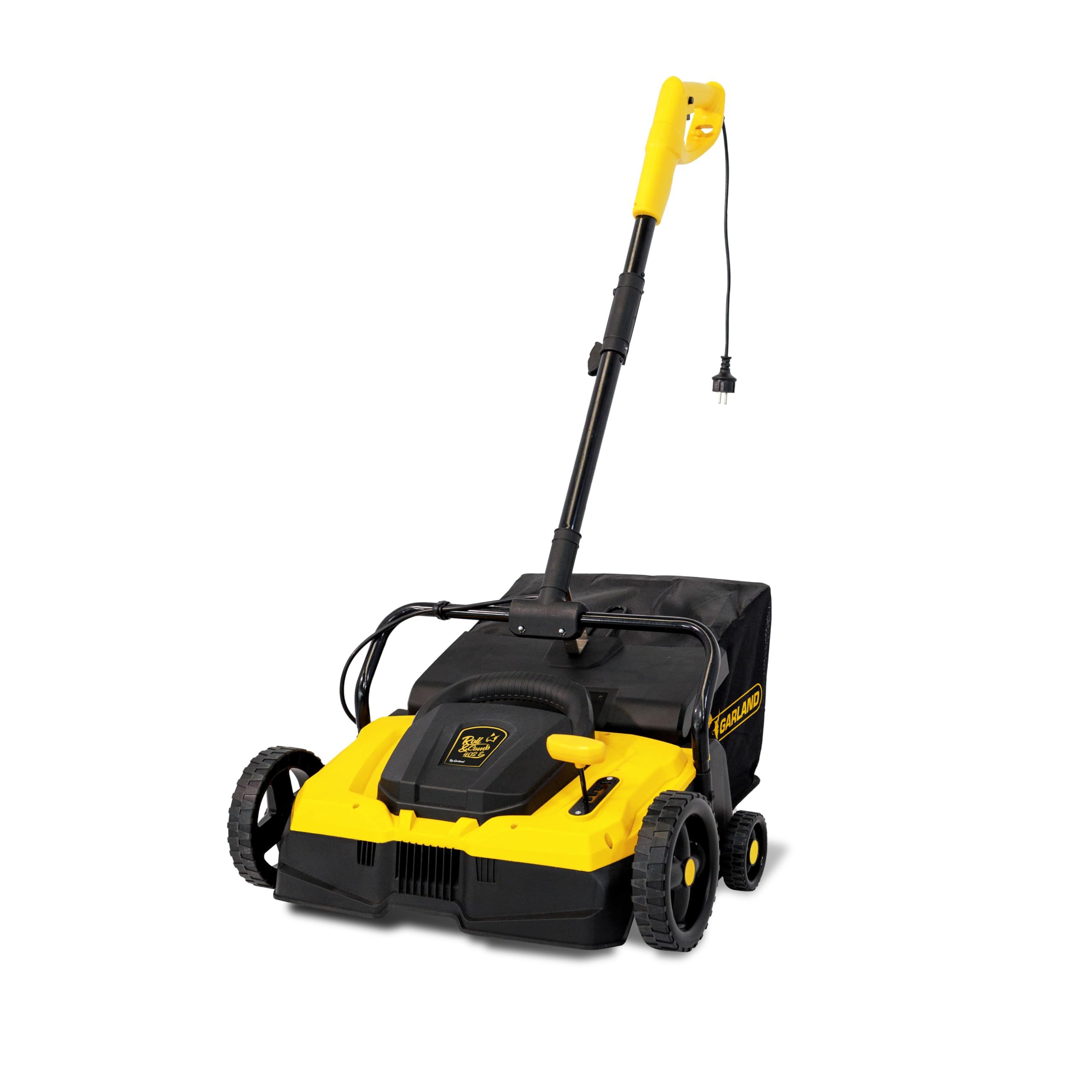 Garland Roll&Comb 402E-V24 Peigne balayeuse gazon artificiel 1 500 W Largeur 36 cm Sac 35 l Guidon oscillant électrique enfichable Idéal pour grands jardins