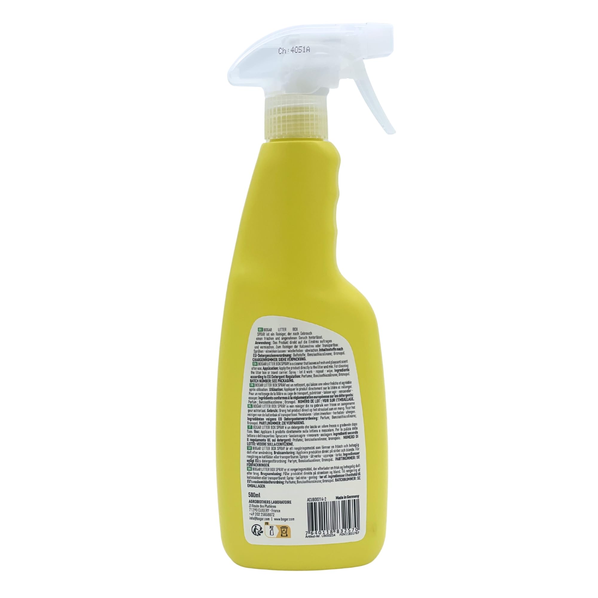 bogaclean czysty i bezzapachowy pojemnik na śmieci w sprayu