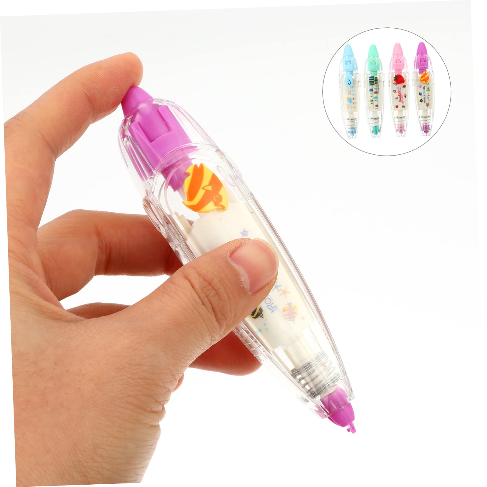 NUOBESTY 12stücke Teiliges Cartoon Korrekturband Drucktyp Für Scrapbooking Kleine Und Praktische Korrekturhilfen Für Schule Und Büro Mit Klaren Mustern Und Verschiedenen Farben