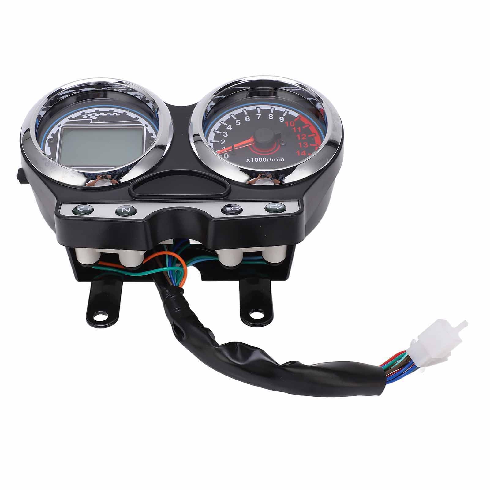 Indicador de Motocicleta con Pantalla LCD Elegante