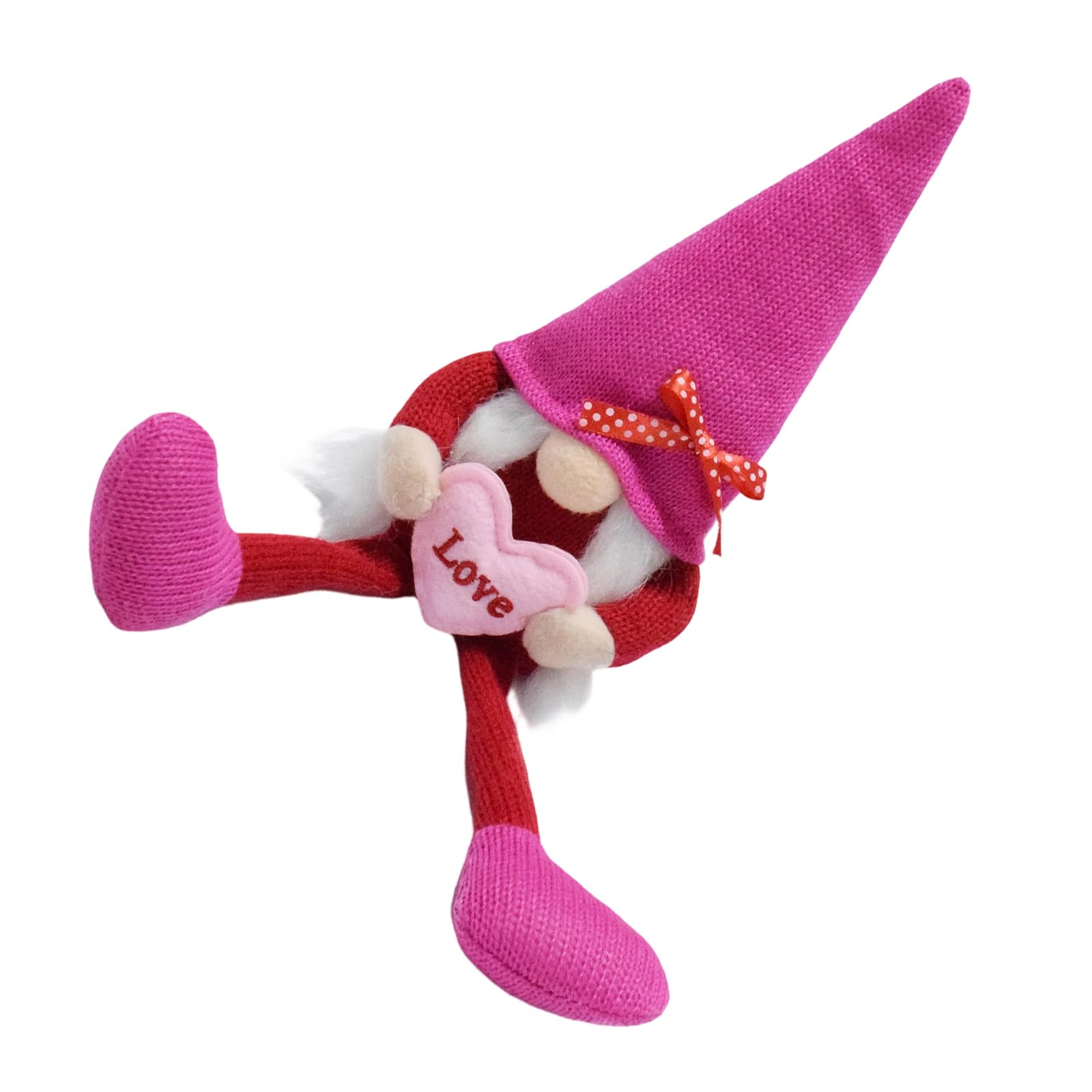 NEWFT Lucky Gnomes Ornament Believed to Bring Good Fortunes Display Adornment Ideal Valentine Homes Decoration Accent