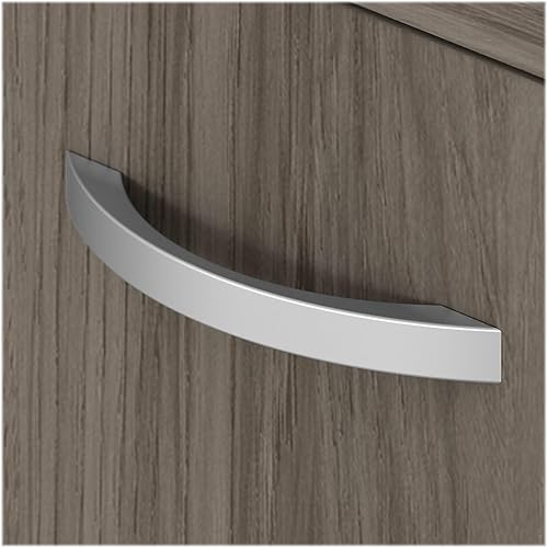 Miniatura 5 de Bush Business Furniture Studio C - Armario de almacenamiento bajo con puertas y estantes en nogal moderno, organización para el hogar u oficina