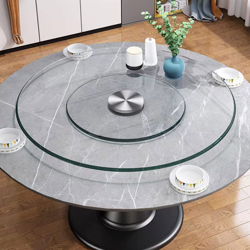 Plato Giratorio Cristal Lazy Susan 60-120cm Bandeja Giratoria Grande para Cocina Mesa De Comedor para Hotel En Casa(70cm (27 in))