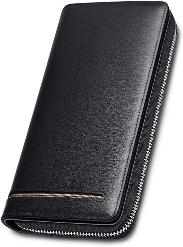 Men's Large Capacity Clutches, Multi-Card Anti-Degaussing Card Cases, Business, Meeting, Formal or Daily Use(D)
