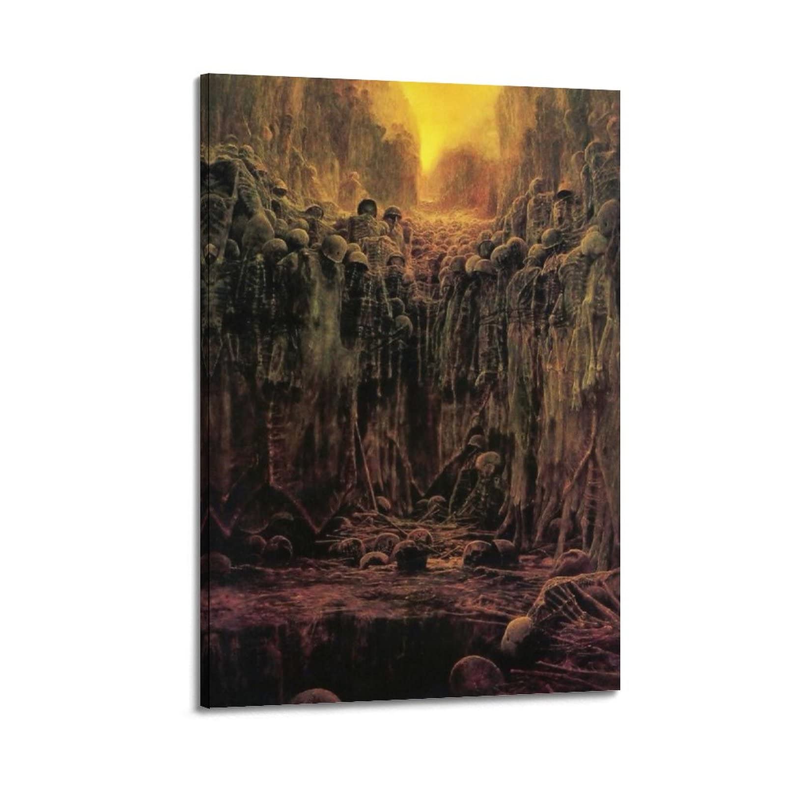 JAHER Surrealist Work No.4 by Zdzisław Beksinski Art Poster Art Painting Decor Wall Photo Home Modern Decorative 12x18inch(30x45cm)