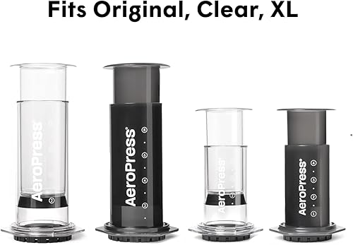 Miniatura 6 de AeroPress Soporte organizador, almacenamiento compacto original, transparente, cafetera XL y accesorios, estación de almacenamiento ideal para café,