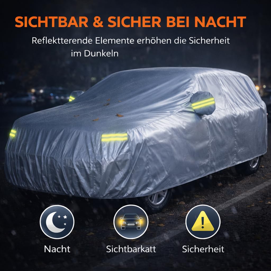 Telo di protezione impermeabile per SUV per la protezione e copertura di auto, autovetture - Autoplane in taglia unica (1x SUV (490x190x180cm))