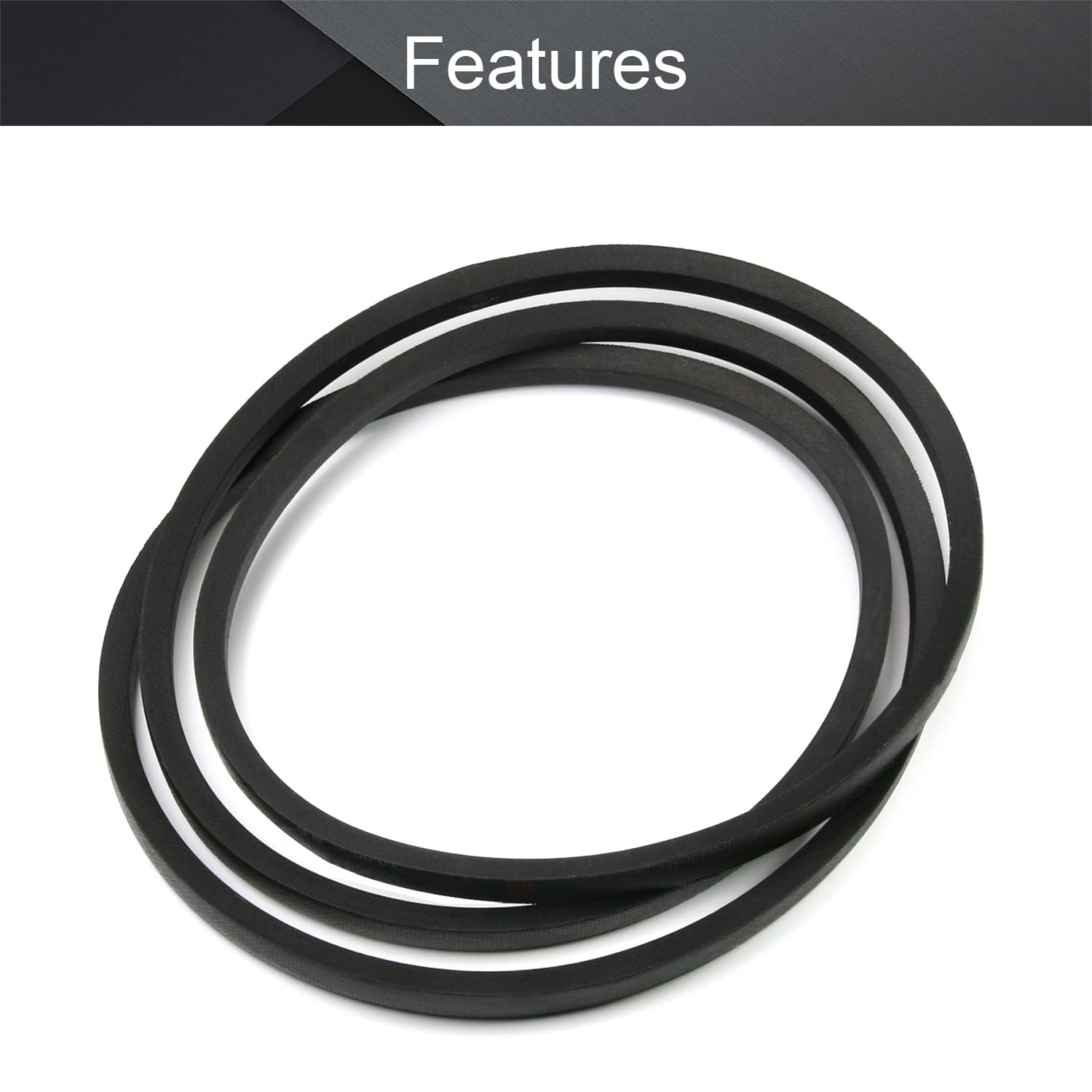 Uxcell A44 Drive V-Belts 44" Inner Length 13mm Width 8mm