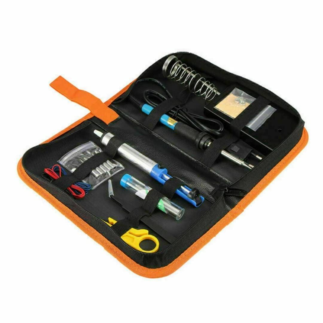 15 in 1 Verstelbare Temperatuur Elektrische Soldeerbout Kit 60 W Soldeerstation 220 Soldeerbout Lassen Rework Tool