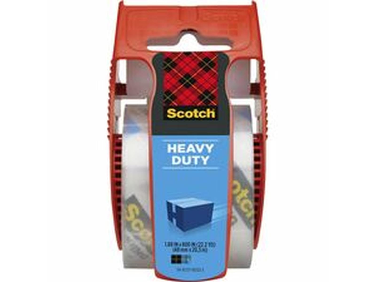 Scotch 142 3850 Heavy-Duty Packaging Tape in Sure Start Disp. 1.88-Inch X 800-Inch, Clear
