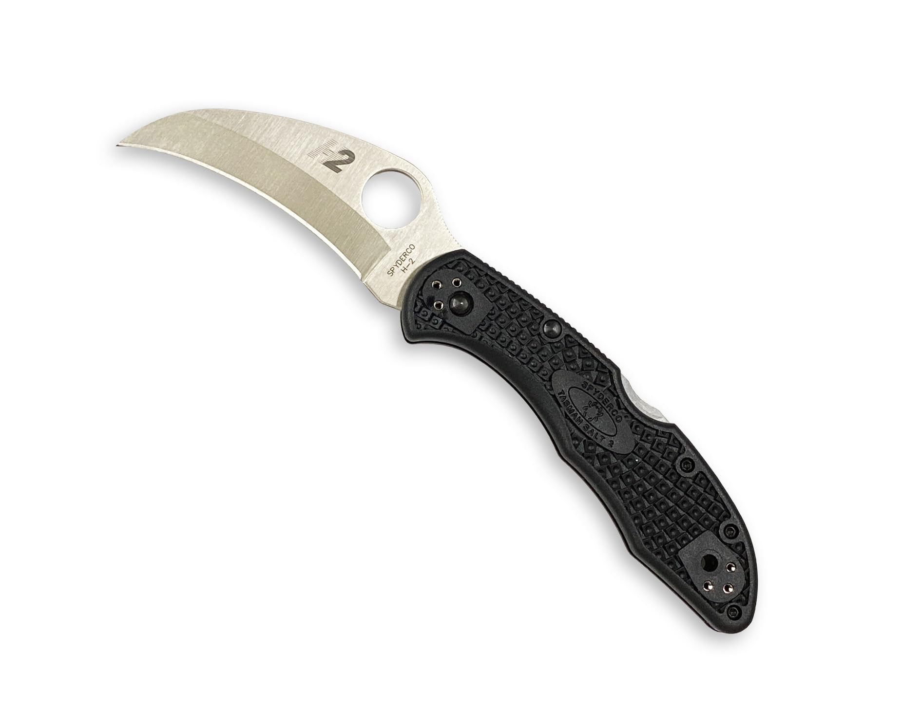 スパイダルコ(Spyderco) タスマンソルト２ ブラック H-2 直刃 C106PBK2