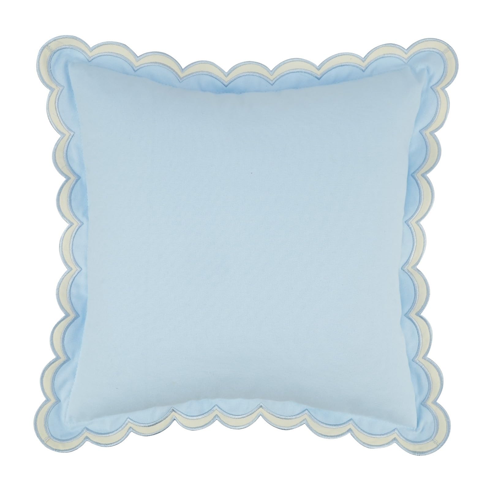 Coussin en coton de qualité supérieure brodé à la main pour décoration élégante
