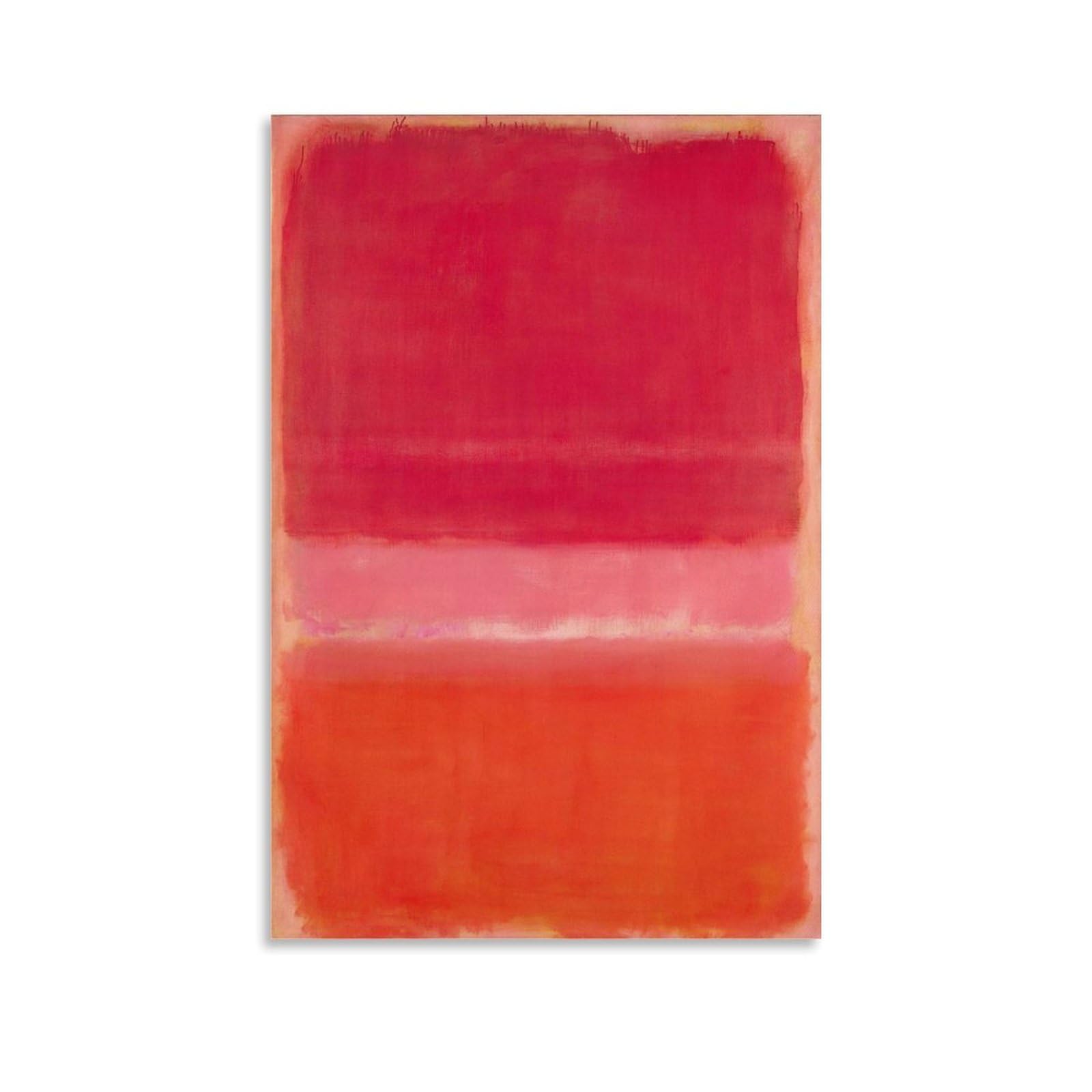 WurBu Mark Rothko Painter Works《Number 120》Printed Posters Wall Art Picture Painting Canvas Prints Artworks Bedroom Living Room Decor 20x30inch(50x75cm)